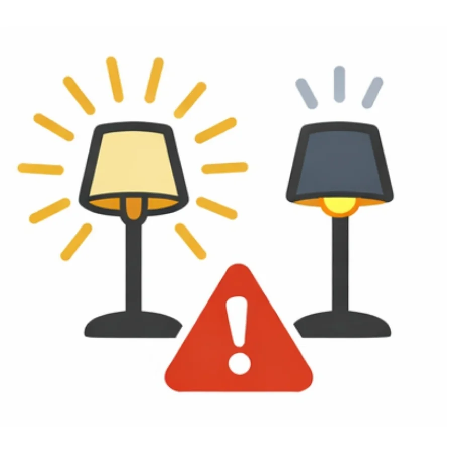 Một vài lỗi khi chọn đèn cây đứng để trang trí