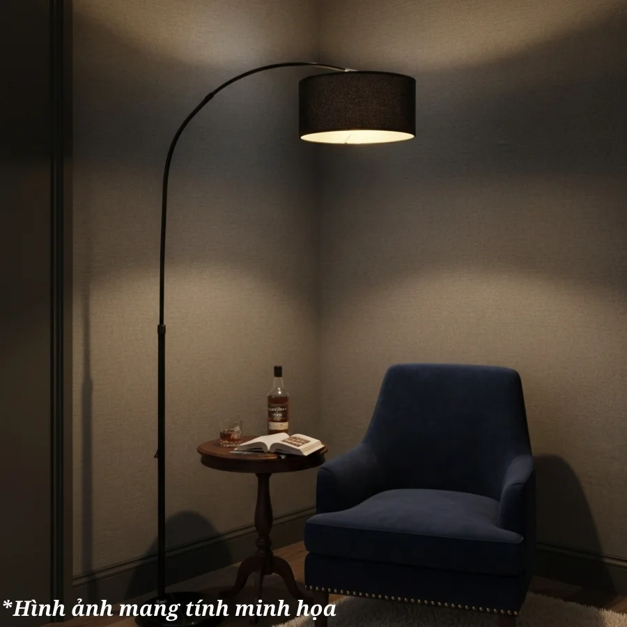 Đèn cây đứng dáng cong mã KC2 có thể trang trí ở các vị trí nào?