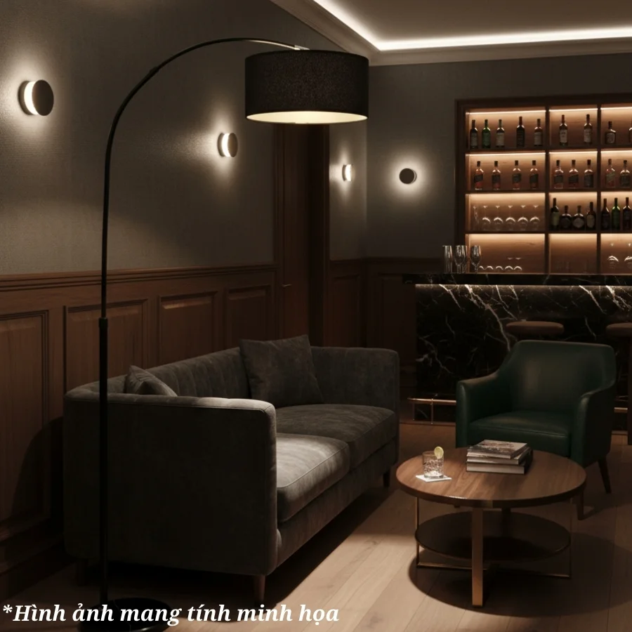 Đèn cây đứng dáng cong mã KC2 có thể trang trí ở các vị trí nào?