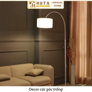 Đèn cây đứng HUTA Light For Life thân kim loại dáng cong mã KC2