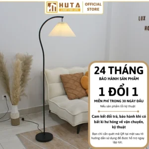 Đèn cây đứng HUTA Light For Life thân kim loại dáng cong mã KC6