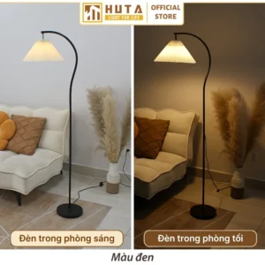 Đèn cây đứng HUTA Light For Life thân kim loại dáng cong mã KC6