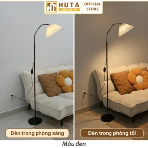 Đèn cây đứng HUTA Light For Life thân kim loại dáng cong mã KT6