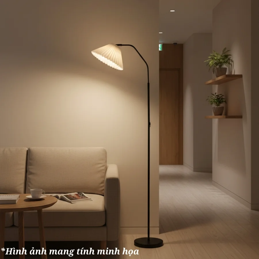 Đèn cây đứng dáng cong mã KT6 có thể trang trí ở các vị trí nào?