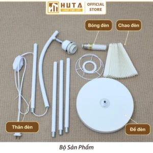 Đèn cây đứng HUTA Light For Life thân kim loại dáng cong mã KT6
