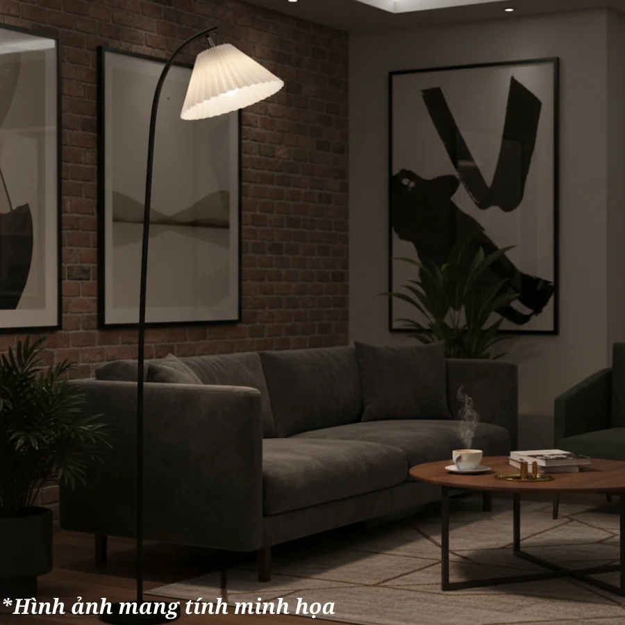 Đèn cây đứng dáng cong mã KT7 có thể trang trí ở các vị trí nào?