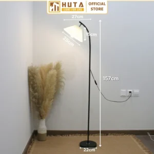 Đèn cây đứng HUTA Light For Life thân kim loại dáng cong mã KT7