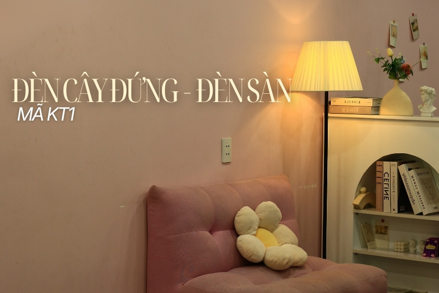 Đèn cây đứng HUTA Light For Life thân kim loại dáng thẳng mã KT1