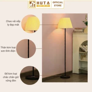 Đèn cây đứng HUTA Light For Life thân kim loại dáng thẳng mã KT1