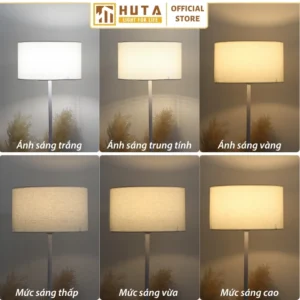 Đèn cây đứng HUTA Light For Life thân kim loại dáng thẳng mã KT4