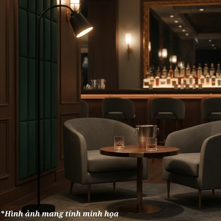 Đèn cây đứng dáng cong mã KT5 có thể trang trí ở các vị trí nào?