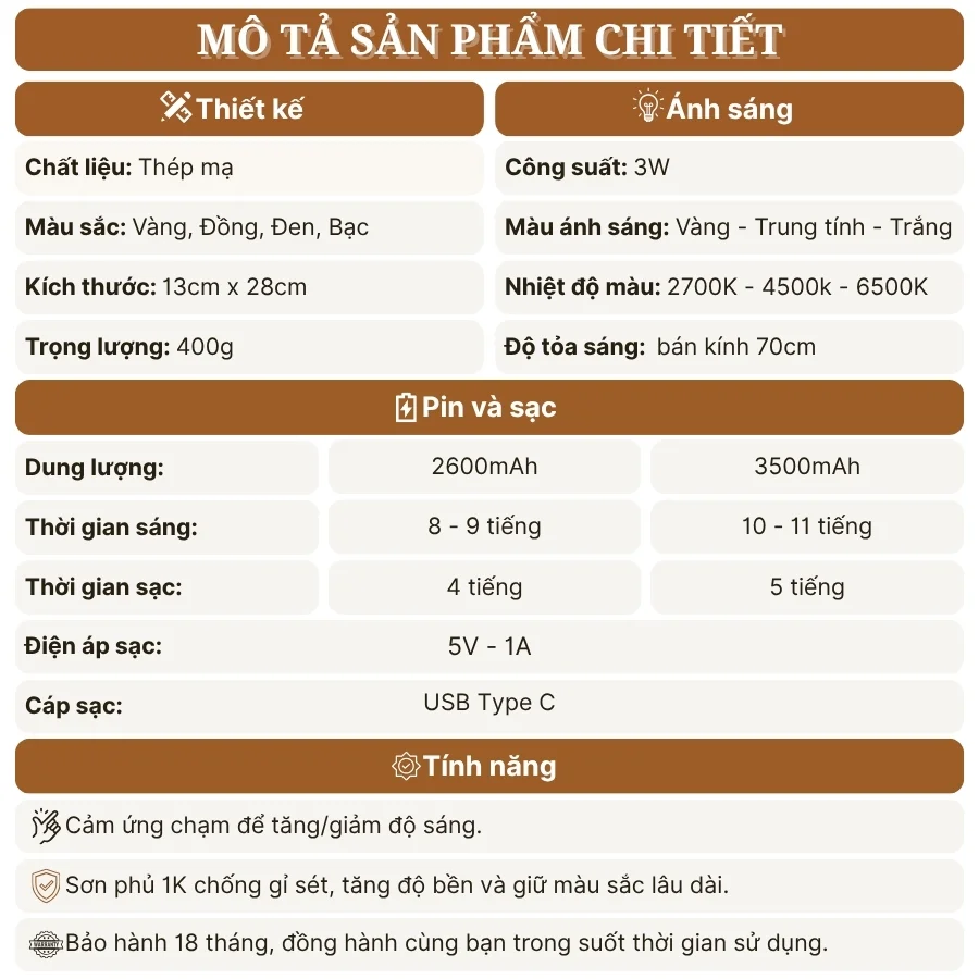 Đèn Bàn Trang Trí Nhà Hàng, Quán Bar HUTA Light For Life Mã AL3