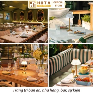 Đèn Bàn Trang Trí Nhà Hàng, Quán Bar HUTA Light For Life Mã RESDUNON