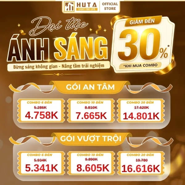 Đèn Bàn Quán Bar, Nhà Hàng HUTA Light For Life Mã RESNEN