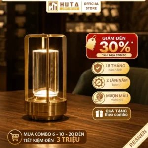 Đèn Bàn Quán Bar, Nhà Hàng HUTA Light For Life Mã RESNEN