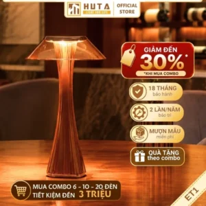 Đèn Bàn Trang Trí Nhà Hàng, Quán Bar HUTA Light For Life Mã ET1