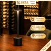 Đèn Bàn Nhà Hàng, Quán Bar HUTA Light For Life Mã AL1 Chất Liệu Thép