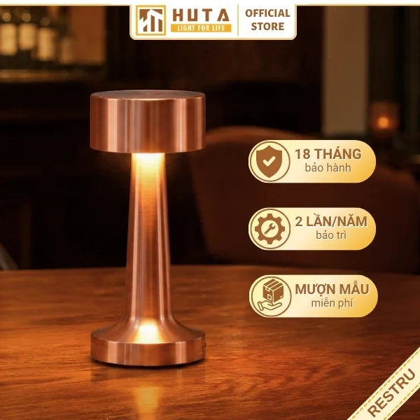 Đèn Bàn Quán Bar, Nhà Hàng Trang Trí HUTA Light For Life Mã RESTRU