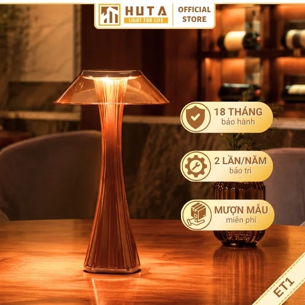 Đèn Bàn Trang Trí Nhà Hàng, Quán Bar HUTA Light For Life Mã ET1
