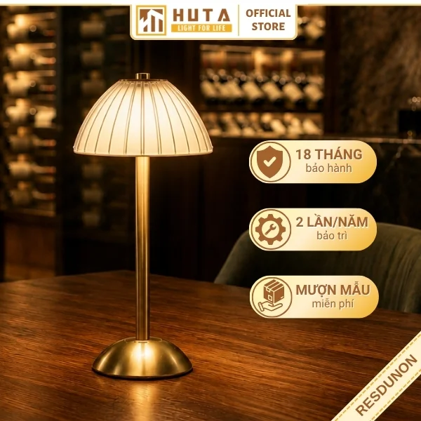 Đèn Bàn Trang Trí Nhà Hàng, Quán Bar HUTA Light For Life Mã RESDUNON