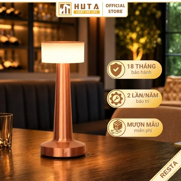 Đèn Bàn Trang Trí Quán Bar Nhà Hàng HUTA Light For Life Mã RESTA
